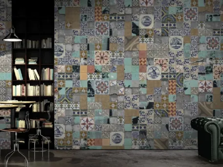Carta da parati Tiled Up di Glamora