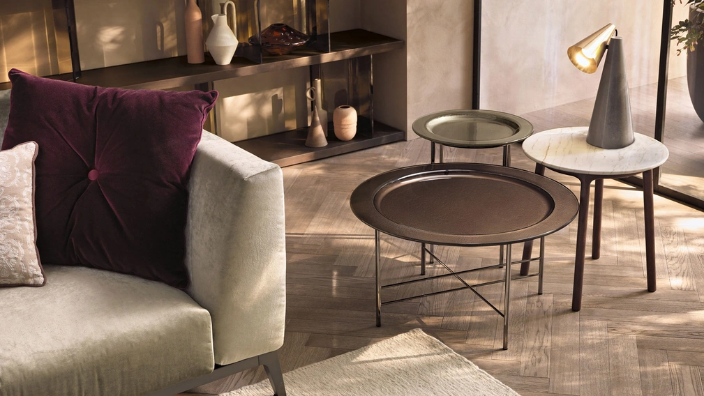 Tavolino tondo En di Fiam