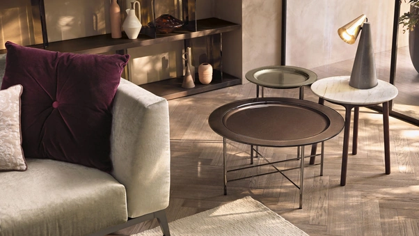 Tavolino tondo En di Fiam