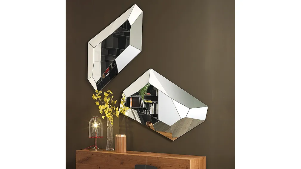 Specchio in cristallo Diamond di Cattelan Italia