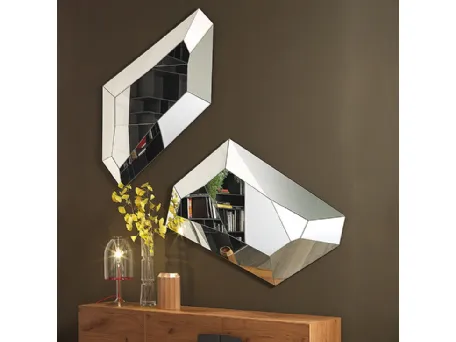 Specchio in cristallo Diamond di Cattelan Italia