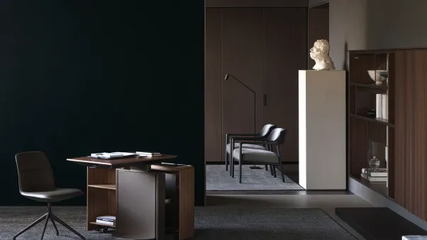 Scrittoio Touch Down Unit in legno di Molteni & C