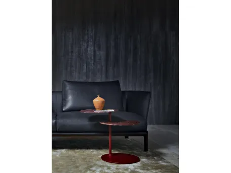 Tavolino con top in marmo e struttura in acciaio Vicino Table di Molteni & C