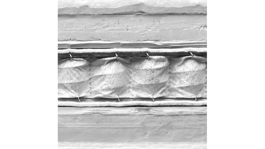 Materasso Memoform a molle insacchettate ribassate di Flou