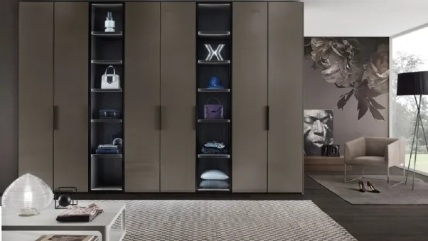 Armadio Glass Vetro Nocciola di Olivieri