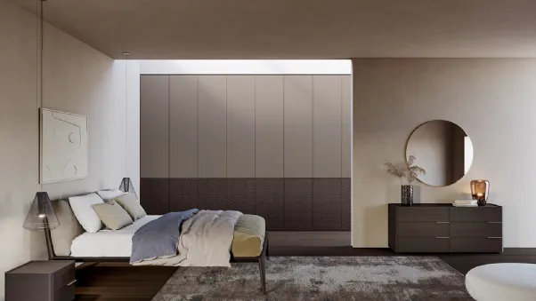 Armadio Diamante Cappuccino e Rovere di Olivieri