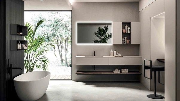 Mobile da Bagno sospeso Lympha_Concept_04 di Altamarea