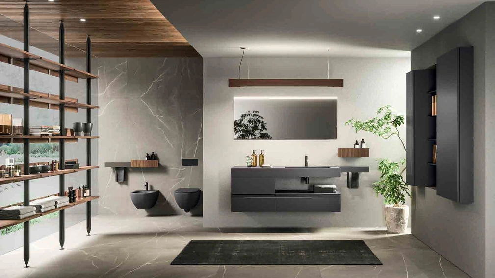 Mobile da Bagno sospeso Lympha_Concept_05 di Altamarea