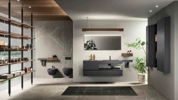 Mobile da Bagno sospeso Lympha_Concept_05 di Altamarea