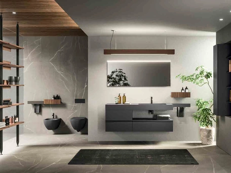 Mobile da Bagno sospeso Lympha_Concept_05 di Altamarea