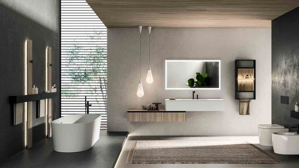 Mobile da Bagno sospeso Modo_Project_Concept_07 di Altamarea
