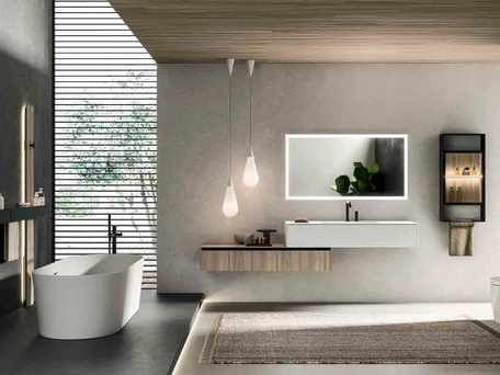 Mobile da Bagno sospeso Modo_Project_Concept_07 di Altamarea