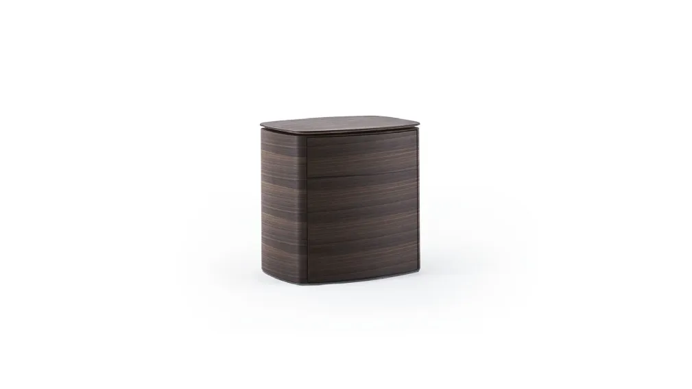 Comodino in legno con top in marmo 4040 di Molteni & C
