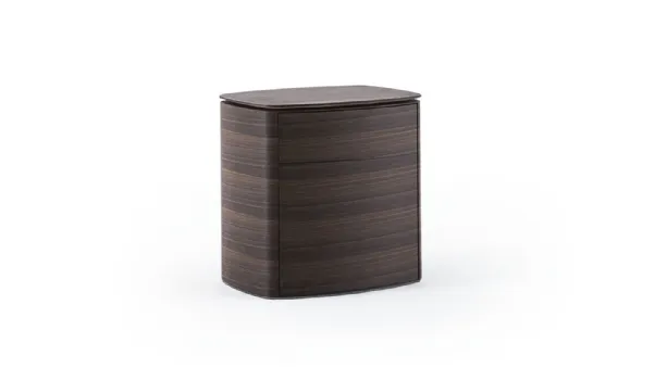 Comodino in legno con top in marmo 4040 di Molteni & C