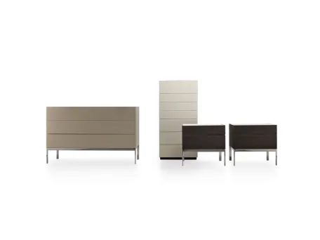 Comodino in laccato opaco 606 di Molteni & C
