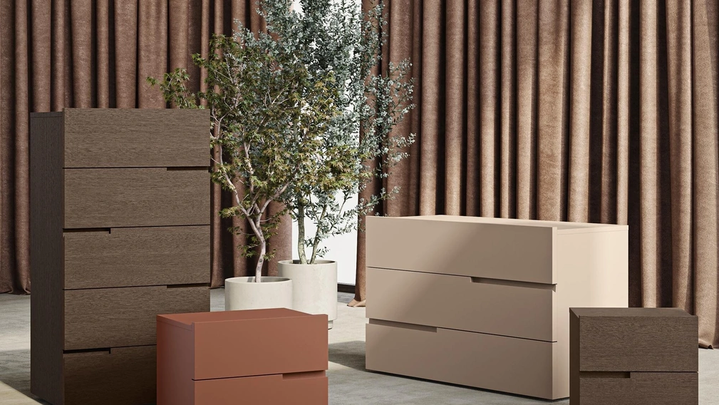 Gruppo Notte Fred in laccato o legno di Morassutti