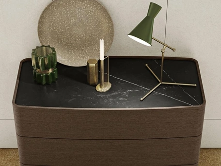 Comò Oliver in rovere di Morassutti