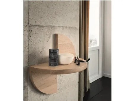 Comodino Petalo in legno massello di Alta Corte