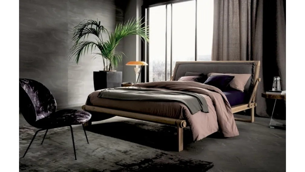 Letto con testiera reclinabile Tecno di Alta Corte