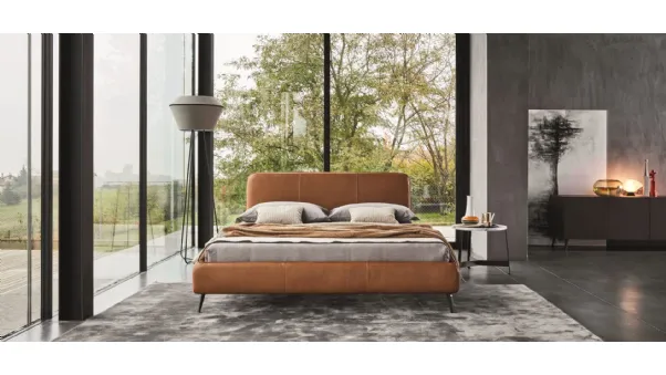 Letto in pelle Aris di Ditre Italia