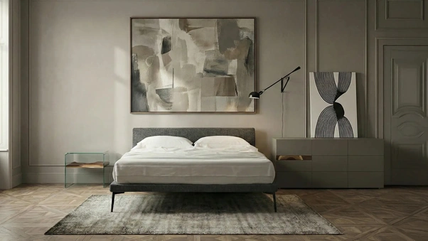 Letto Ebridi Mid-Century di Horm