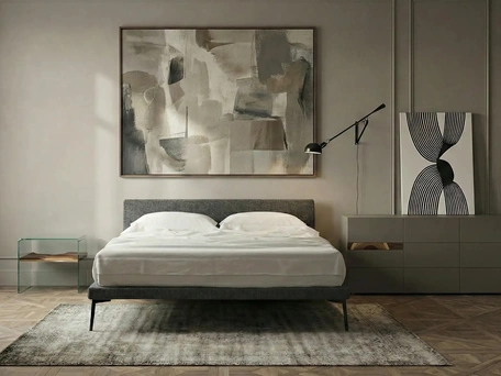 Letto Ebridi Mid-Century di Horm