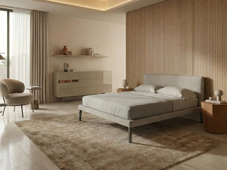 Letto Ebridi Tessile di Horm