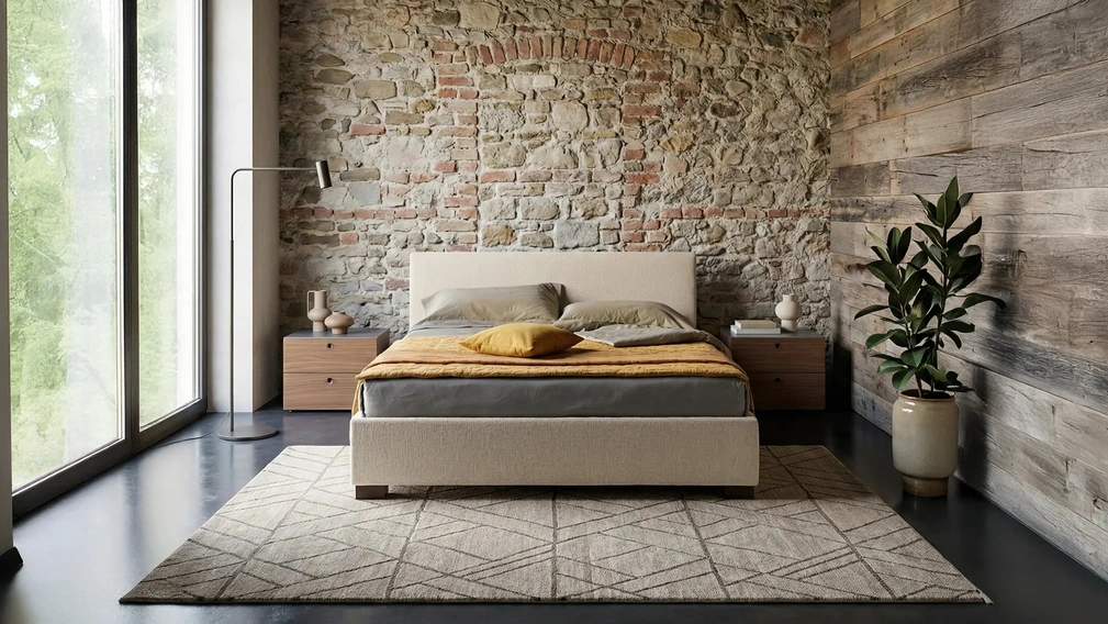 Letto con testiera Figi di Horm
