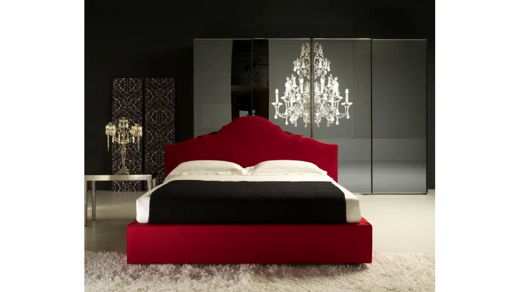 Letto con testiera Flores di Horm