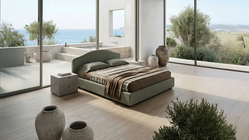 Letto con box contenitore Elba di Horm