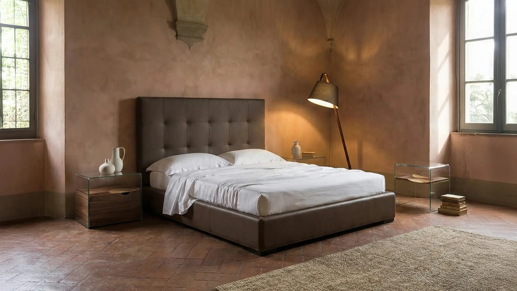 Letto con testiera alta Grenada High di Horm