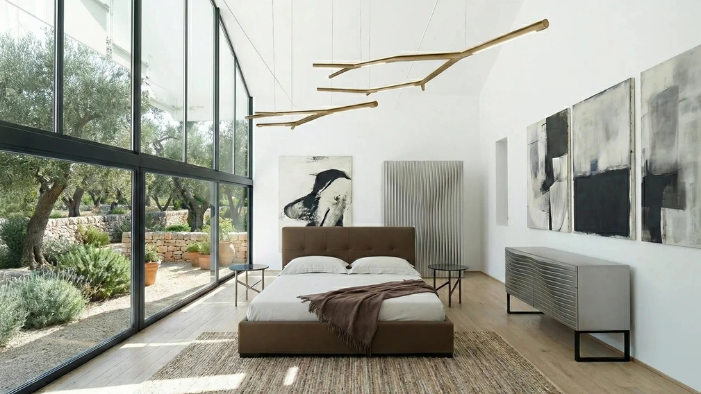 Letto con testiera Grenada di Horm