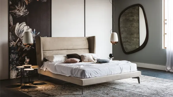 Letto matrimoniale con testiera Ludovic di Cattelan Italia