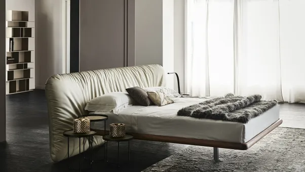 Letto in ecopelle Marlon di Cattelan Italia
