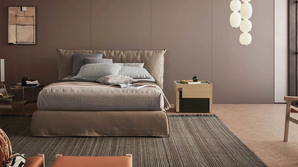 Letto imbottito Piumotto di Pianca