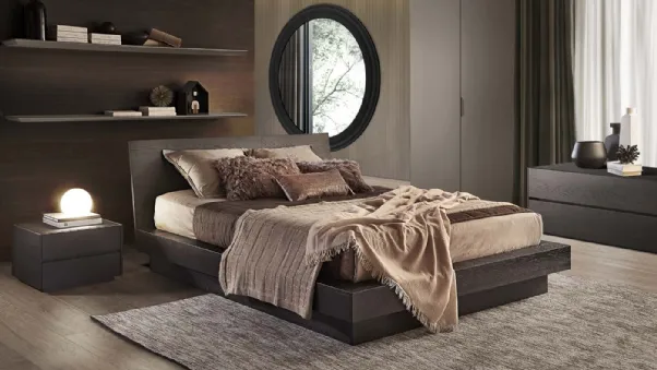 Letto Self Rovere Wenge di Olivieri