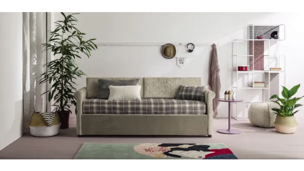 Daybed singolo in tessuto Camelia Mod 32 di Twils