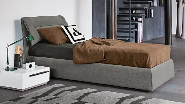 Letto singolo con box contenitore Campo di Bonaldo