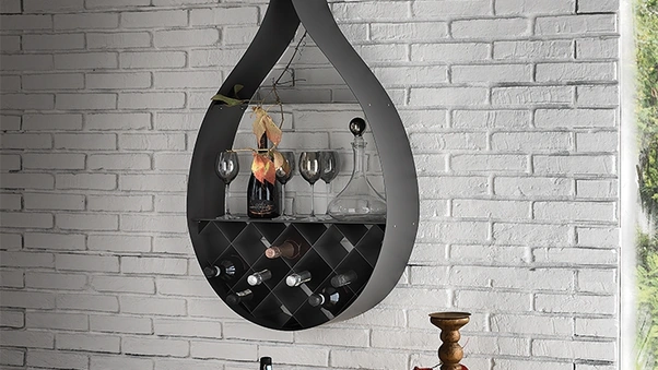 Libreria sospesa Drop di Cattelan Italia