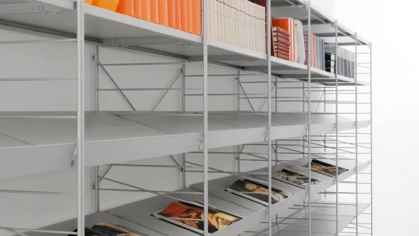 Libreria modulare in metallo Festival Professional di Horm