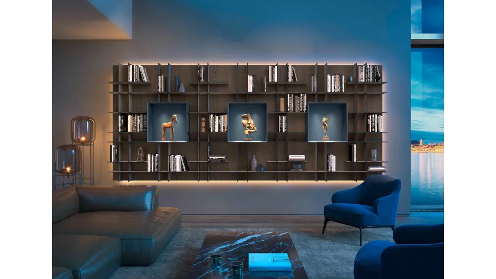 Libreria sospesa Movida in Rovere di Olivieri