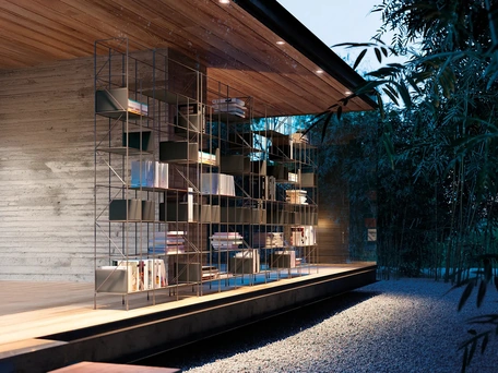 Libreria divisoria componibile Network di Horm