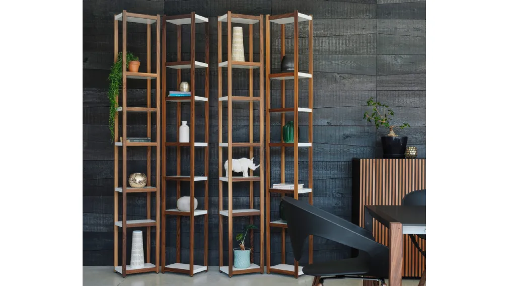 Libreria Singles in legno di Horm