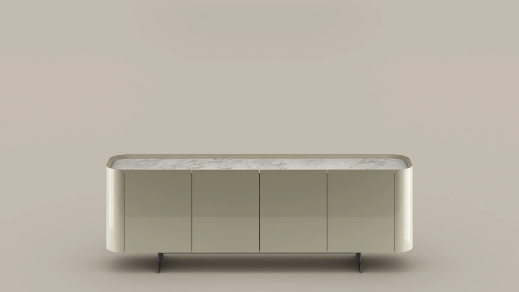 Madia in legno laccato lucido Arragan di Bonaldo