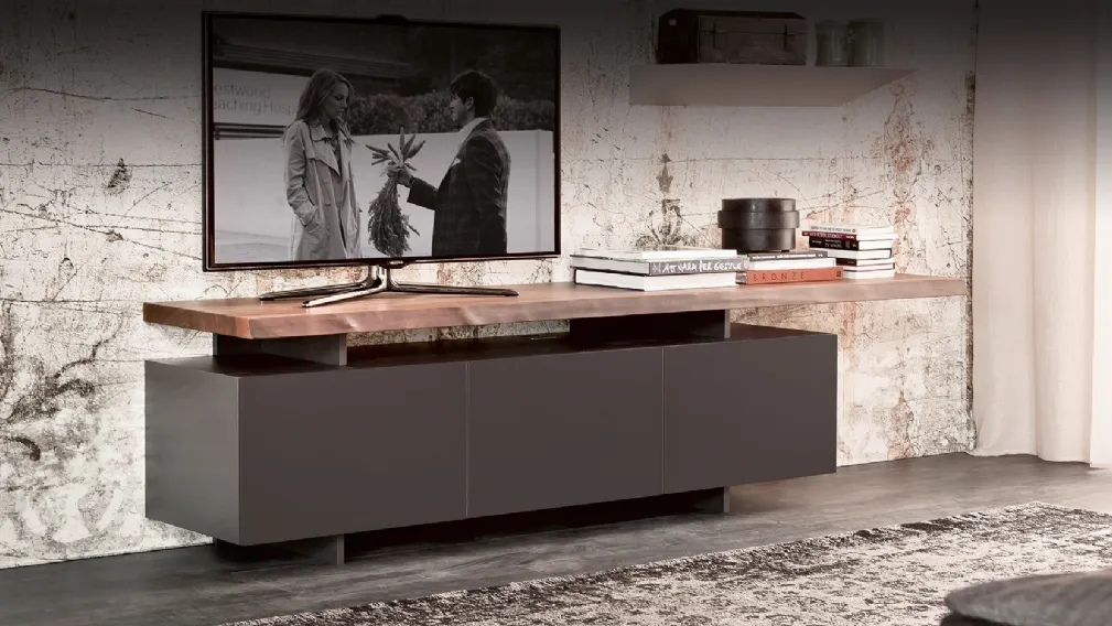 Mobile Porta TV in legno verniciato Seneca di Cattelan Italia