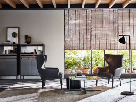 Poltrona Chelsea 01 in pelle di Molteni & C