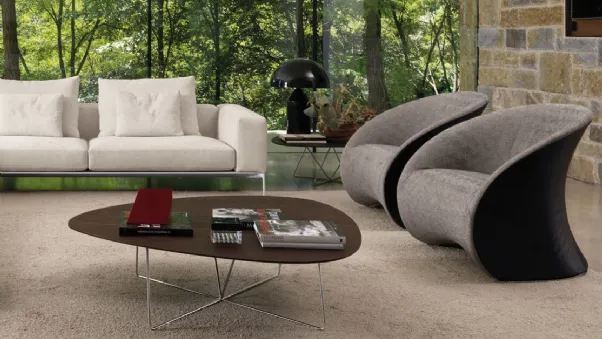 Poltroncina di design in tessuto Le Midì di Desirèe