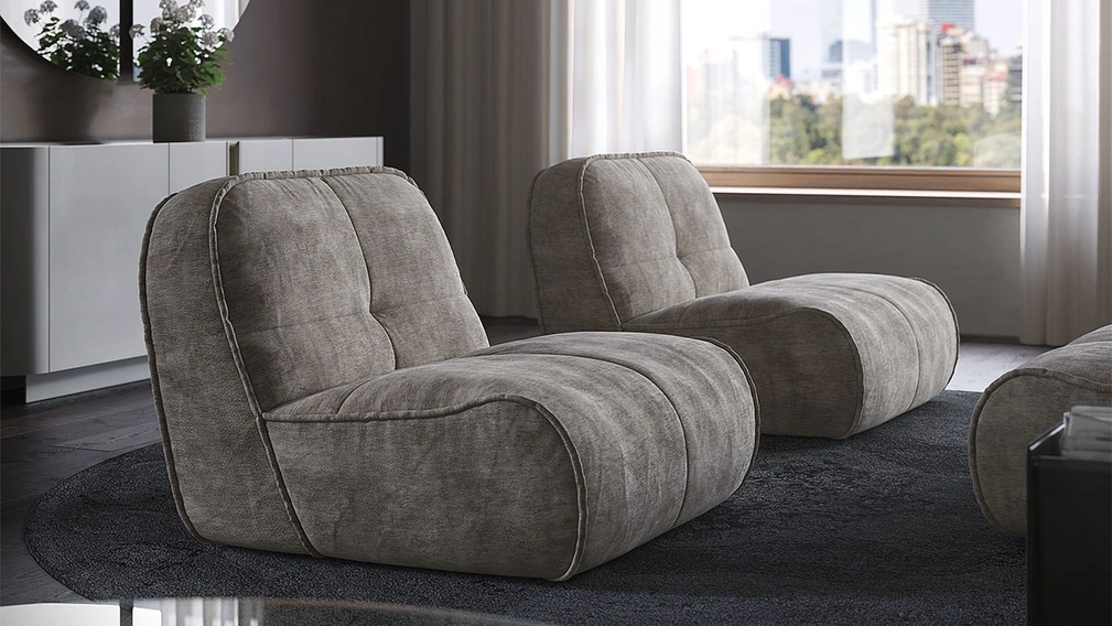 Poltrona imbottita Spencer di Cattelan Italia