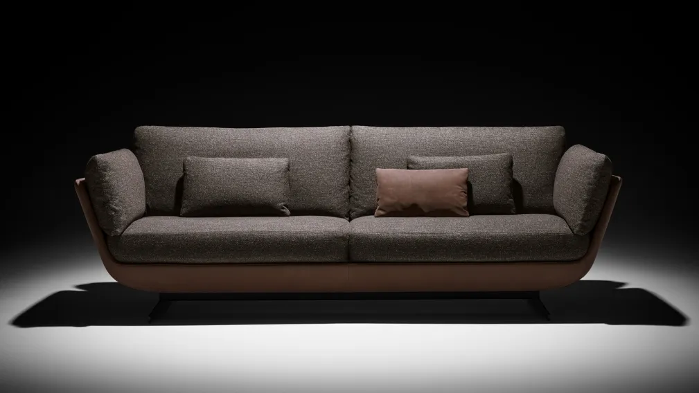 Divano lineare di design Biggie di Twils Lounge