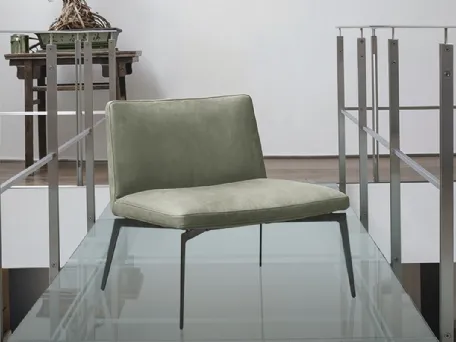 Poltrona di design in pelle  Flexa Lounge Chair di Alivar